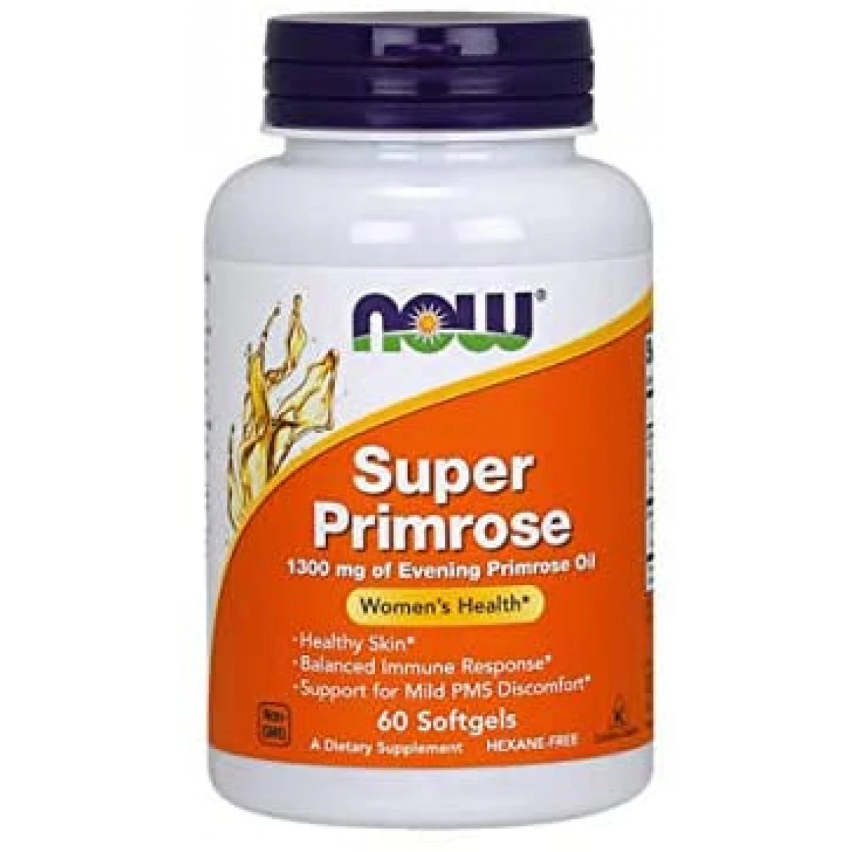 NOW Foods NOW Supplements, Super Primrose 1300 Mg With Naturally Occurring GLA (Gamma-Linolenic Acid), 60 Softgels 1 NOW Foods NOW Supplements, Super Primrose 1300 Mg With Naturally Occurring GLA (Gamma-Linolenic Acid), 60 Softgels