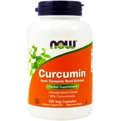 Now Foods, (2 Pack) Curcumin, 120 Veg Capsules