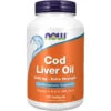 NOW Foods NOW Supplements, Cod Liver Oil, Extra Strength 1,000 Mg With Vitamins A And D-3, EPA, DHA, 180 Softgels
