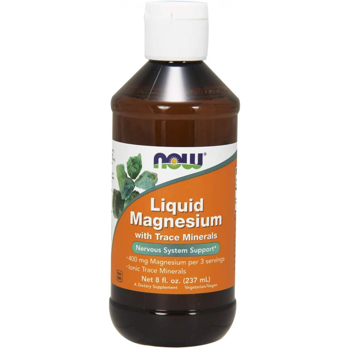 NOW Foods NOW Supplements, Liquid Magnesium With Trace Mineral, Nervous System Support*, 8-Ounce 1 NOW Foods NOW Supplements, Liquid Magnesium With Trace Mineral, Nervous System Support*, 8-Ounce