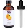 NOW Foods Orange Oil Sweet, 4 Ounce + 1 Glass Dropper