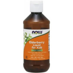 NOW Foods NOW Supplements, Liquid Elderberry For Kids With Zinc And Astragalus, Immune Support*, 8-Ounce